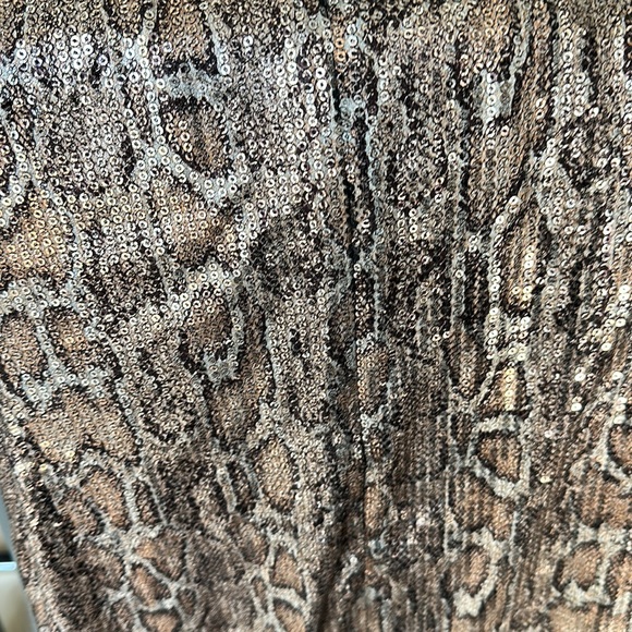 Bebe metallic sequin snakeskin dress - Picture 6 of 6